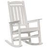 vidaXL Garden Rocking Chair White 70 x 92 x 108cm HDPE