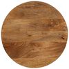 vidaXL Table Top Ø 19.7"x1.5" Round Solid Wood Mango