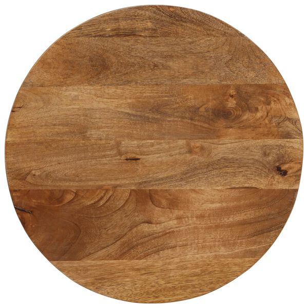 vidaXL Table Top Ø 19.7"x1.5" Round Solid Wood Mango