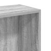 vidaXL Bookcase Grey Sonoma Engineered wood Medium Bookcase