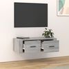 vidaXL TV Cabinet Gray Sonoma Engineered Wood Medium TV Cabinet
