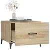 vidaXL Coffee Table Sonoma oak Engineered wood, metal Medium