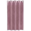 vidaXL Curtains with Curtains 2 pcs Dark pink 55.12 x 55.12 in Velvet