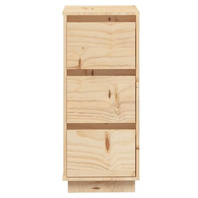 vidaXL Sideboard 12.6"x13.4"x29.5" Solid Wood Pine
