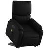 vidaXL Electric Stand up Massage Recliner Chair Black Faux Leather