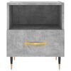 vidaXL Bedside Cabinets 2 pcs Concrete Grey 15.7x13.8x18.7" Engineered Wood