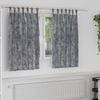 vidaXL Curtain with Curtains 2 pcs Gray 55.1" x 55.1" Velvet