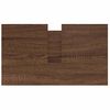 vidaXL Bathroom Sink Cabinet Brown Oak Engineered wood, Steel Medium