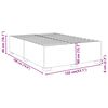 vidaXL Bed Frame Dark Grey