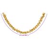 vidaXL Christmas Balls Garland Gold Polystyrene 68.9 in long