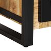 vidaXL Sideboard Black and brown Solid rough mango wood, iron Small