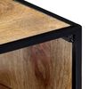 vidaXL Nightstand Brown and Black