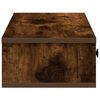 vidaXL Wall Shelf Smoked oak Engineered wood Medium Wall Shelf