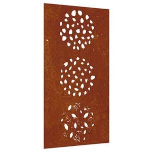 vidaXL Garden Wall Decoration Regular metal color (will rust) Corten steel