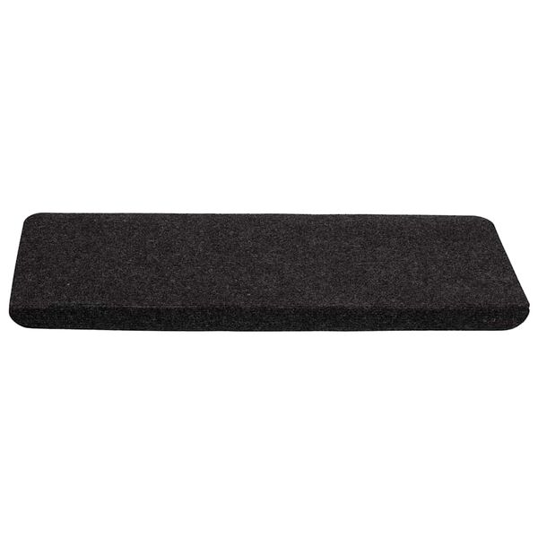 vidaXL Stair Mat Set of 30 Black