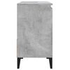vidaXL Bathroom Cabinet Concrete Gray Engineered Wood Medium