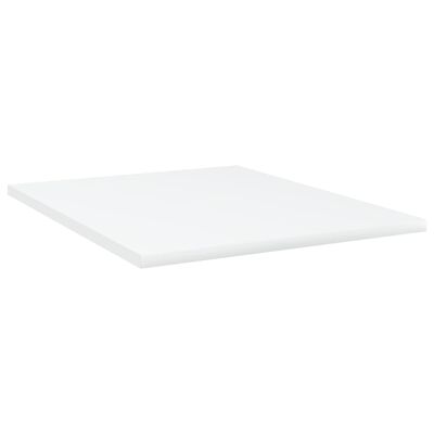 vidaXL Bookshelf Boards 8 pcs White 15.7"x19.7"x0.6" Engineered Wood