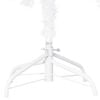 vidaXL Artificial Christmas Tree White PVC, Steel Large