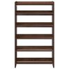 vidaXL Shoe Rack Brown Oak Engineered Wood Slim Shoe Rack Rectangular