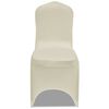 vidaXL Chair Cover Set of 30 Cream 90% Polyester, 10% Elastane