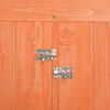 vidaXL Garden Storage Shed Brown Wood 28.0 x 23.6 x 83.9 in