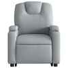 vidaXL Electric Stand Up Massage Recliner Chair Light grey