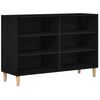 vidaXL Sideboard Black Oak 40.75 x 13.78 x 27.56 in Engineered Wood