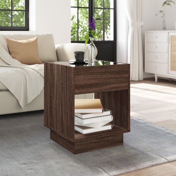 vidaXL Coffee Table Brown Oak Engineered wood Medium Coffee Table