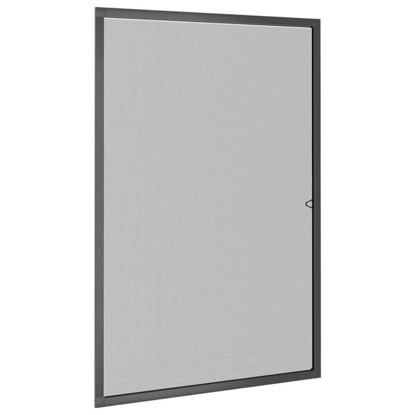 vidaXL Insect Screen Anthracite Aluminum, Fiberglass 35.4 x 47.2 in
