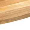 vidaXL Table Top Natural wood Solid mango wood 39.4x19.7in Durable