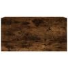 vidaXL Bathroom Wall Cabinet Smoked Oak Engineered Wood Medium