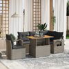vidaXL Garden Sofa Set Grey