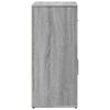 vidaXL Sideboard Gray Sonoma 23.6"x12.2"x27.6" Engineered Wood
