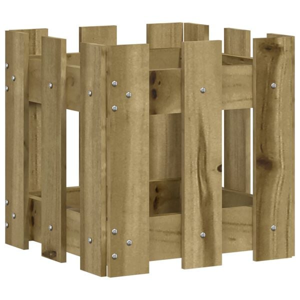 vidaXL Garden Planter Natural Treated Wood Small Durable