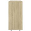vidaXL Storage Cabinet Sonoma oak Engineered wood Medium