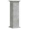 vidaXL Plant Stand Concrete Grey Engineered Wood Tall Decorative Inlays