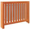 vidaXL Radiator Cover Wax Brown 42.7"x7.5"x33.1" Solid Wood Pine