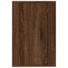 vidaXL Wall Mounted TV Cabinet Brown Oak Engineered Wood Medium
