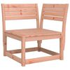 vidaXL Garden Lounge Set Natural wood Solid Douglas wood 5 Piece Set