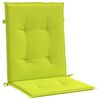 vidaXL Patio Lowback Chair Cushions 6 pcs Bright Green 39.4x19.7x1.2" Oxford Fabric