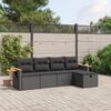 vidaXL Garden Sofa Set Grey, Dark Grey