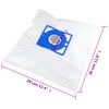 vidaXL Vacuum Cleaner Bags for Uni bag 20 pcs