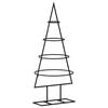 vidaXL Metal Christmas Tree with Stand 23.62 in Powder-coated steel