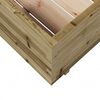 vidaXL Garden Planter Natural wood Vacuum pressure impregnated pinewood
