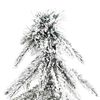 vidaXL Christmas Tree with 150 LEDs White 59.1" PE and Steel