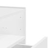 vidaXL Wall-mounted Bedside Cabinet Set of 2 White Engineered wood