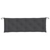vidaXL Garden Bench Cushion Melange Anthracite 100% Polyester