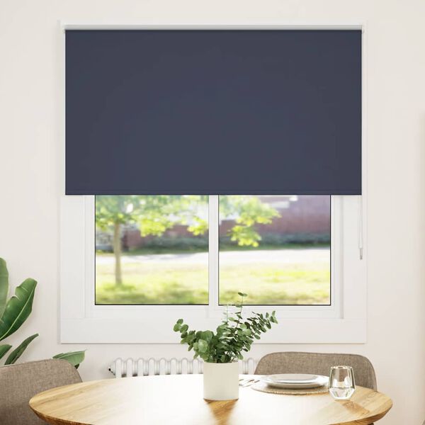 vidaXL Roller Blind Marine 100% Polyester 51x59 in Adjustable