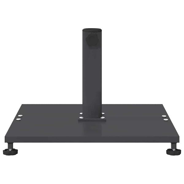 vidaXL Parasol Base Dark Grey 17.72 x 17.72 x 12.20 in