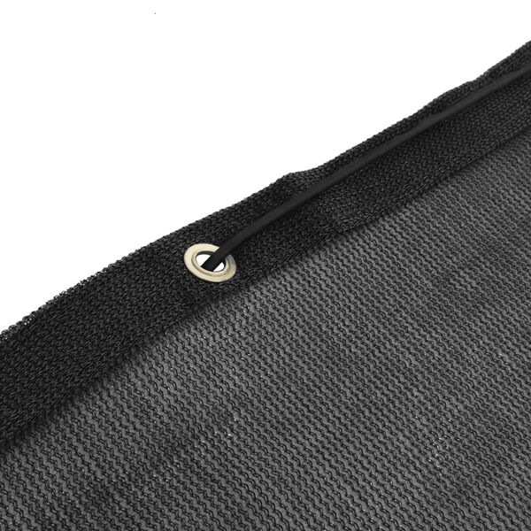 vidaXL Container Net HDPE 11.5x23.0' Black